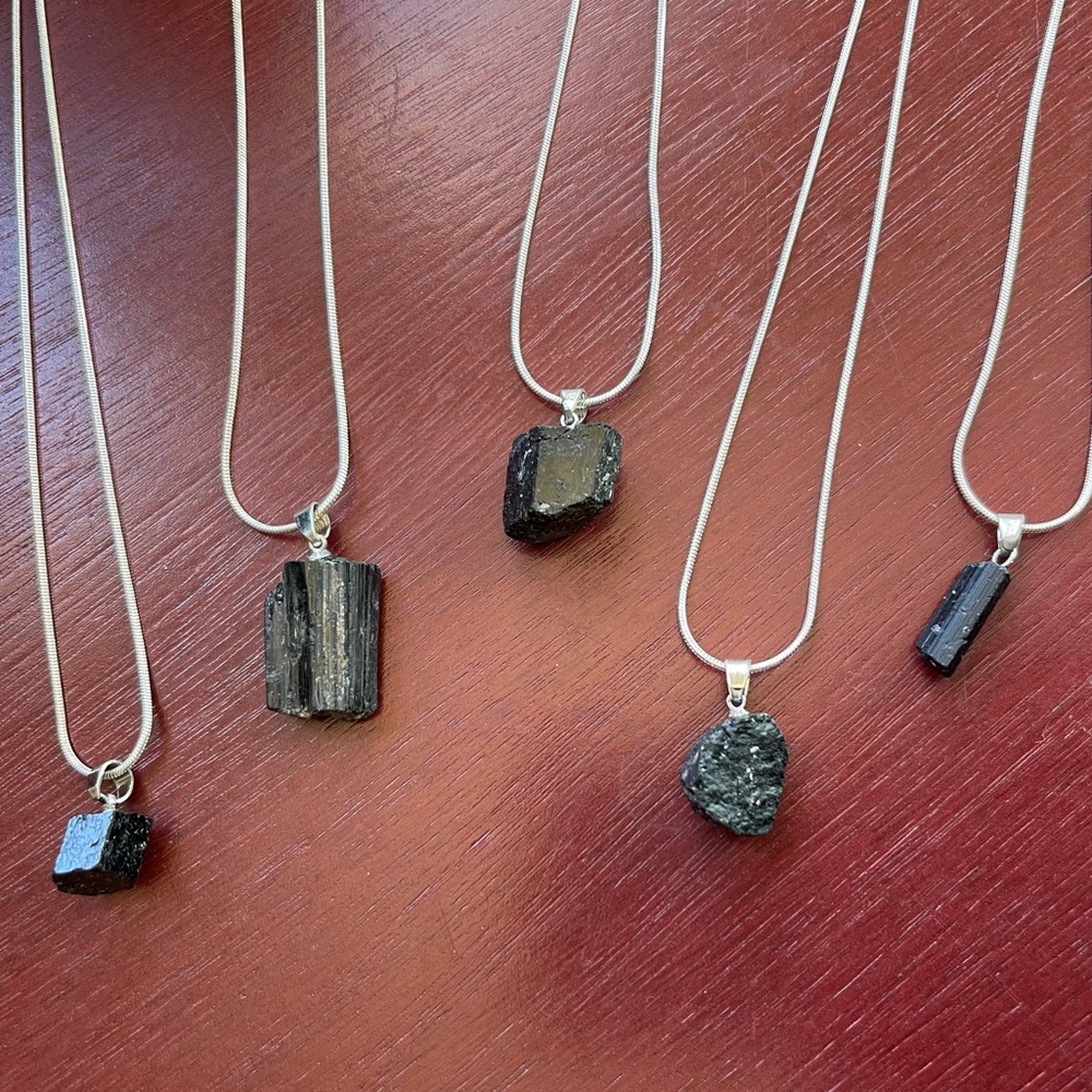 Black Tourmaline PROTECTION necklace - Picture 3 of 4